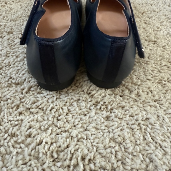 JACADI PARIS Navy Girls Smooth Leather Mary Janes 35 / US Jr 3.5 - Picture 4 of 5